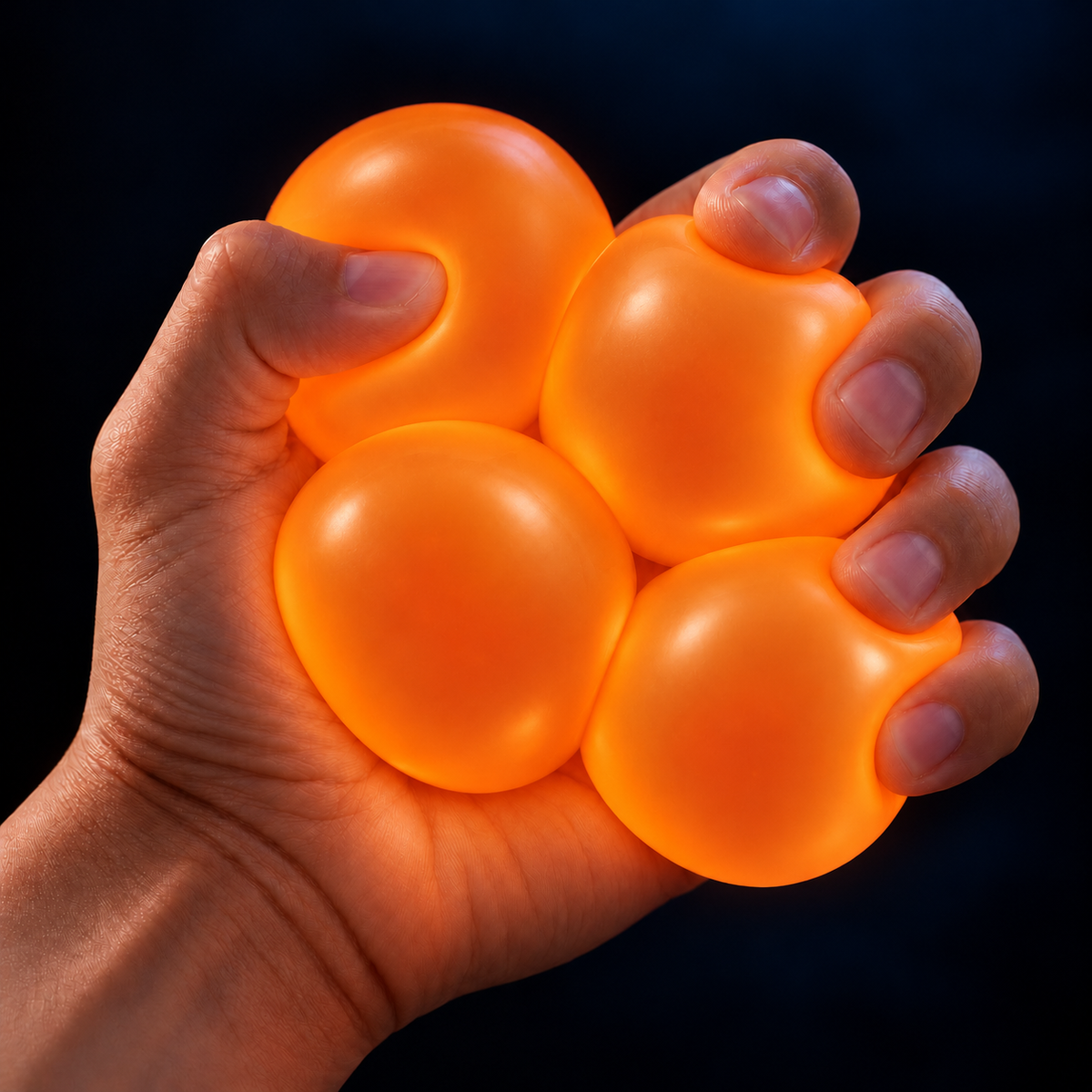 SNIP Sticky Balls – Glow in the Dark (4-Pack)