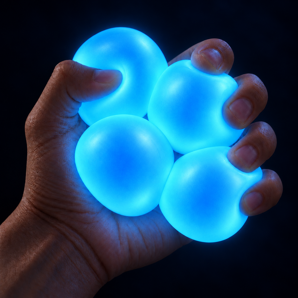 SNIP Sticky Balls – Glow in the Dark (4-Pack)